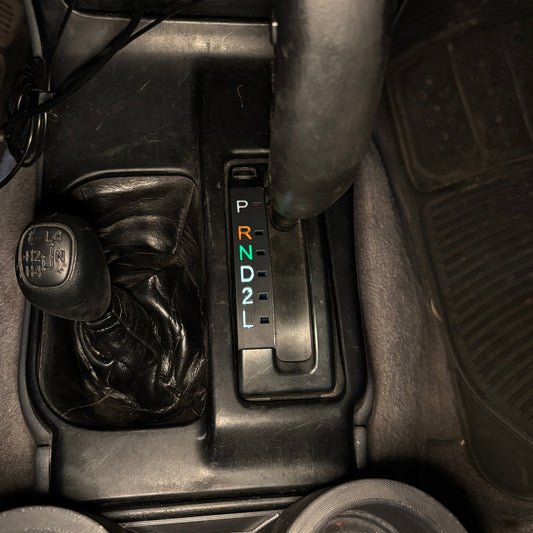 3rd gen 4Runner 1st Gen Tacoma gear shift indicator for 4wd