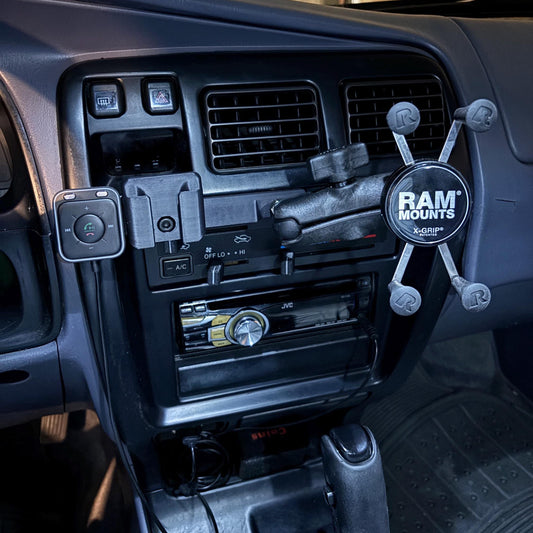 3rd Gen 4Runner In-Dash Accessory Panel | Phone & Radio Holder