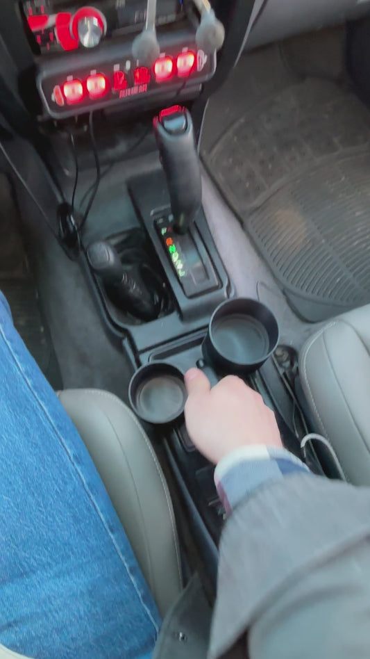 5 Speed Toyota 4Runner 3rd Gen Hilux Surf Cup Holder 96-98 Center Console Upgrade 3D Printed Interior Accessory